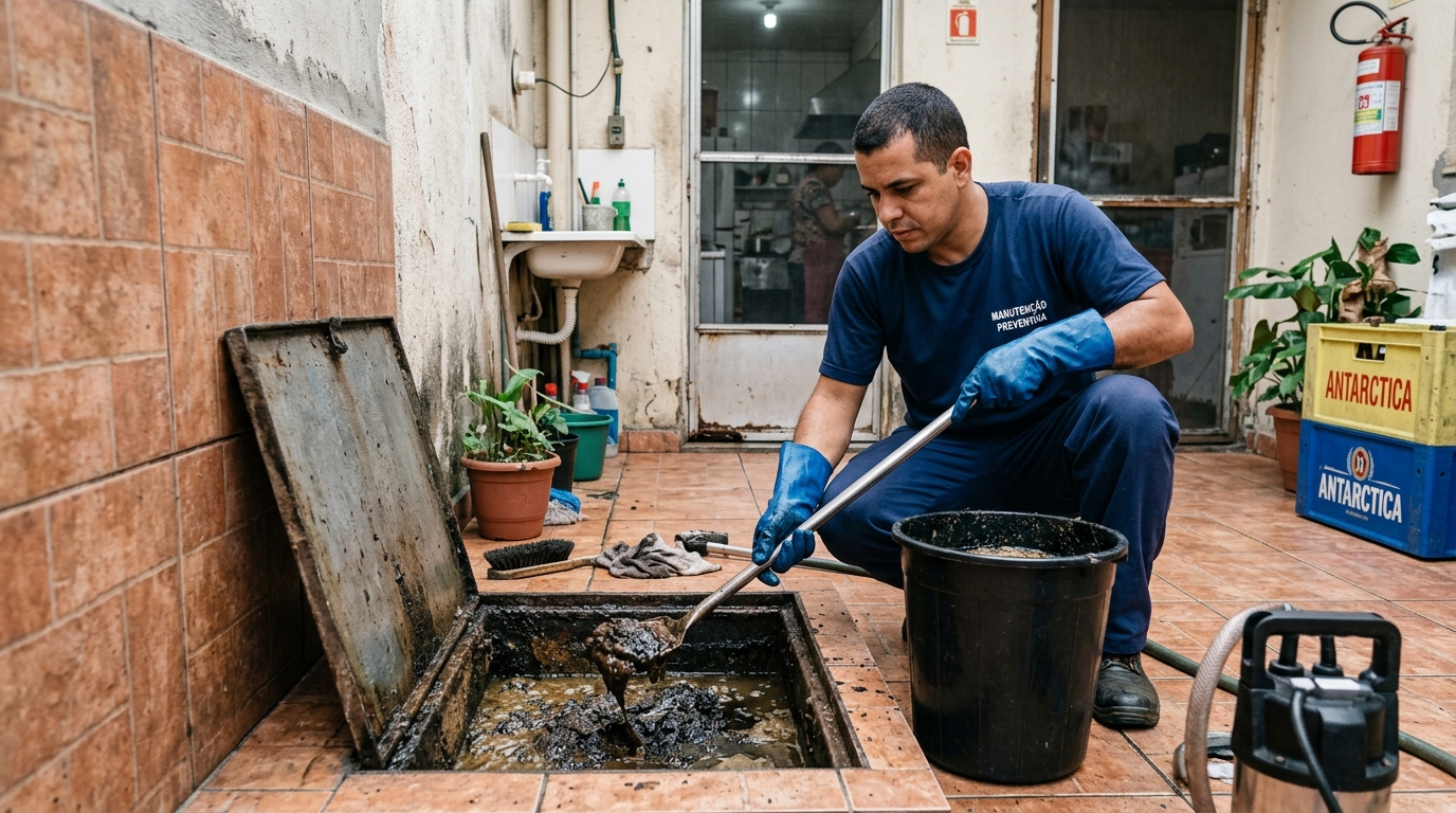 Limpeza de Caixa de Gordura perto de mim em Maceió‑AL